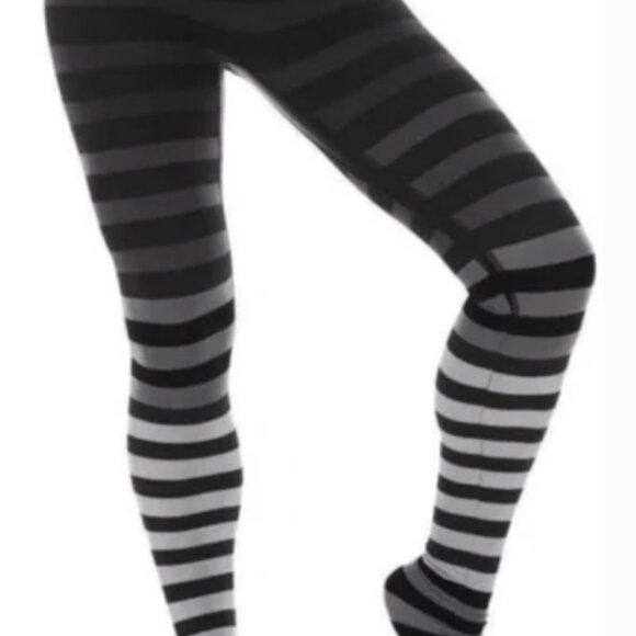 K-Deer Jody Signature Stripe High Rise Leggings - Full Length - Medium - Picture 1 of 11